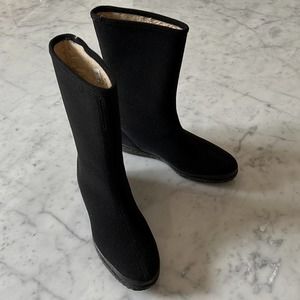 Vintage Eskiloos Felted Shearling Lined Boots New Old Stock